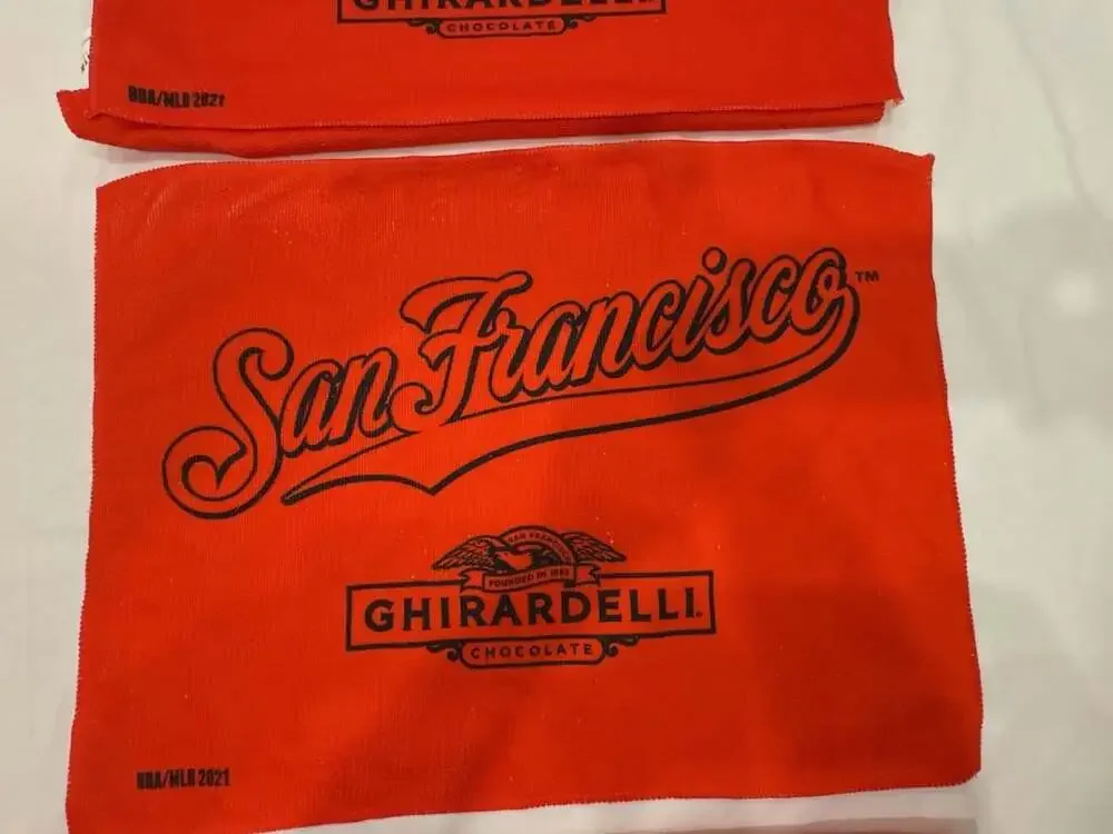 San Francisco Giants Ghirardelli 2021 MLB Giveaway Rally Towel Lot of 3